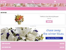 Tablet Screenshot of apersonaltouchflorist.com